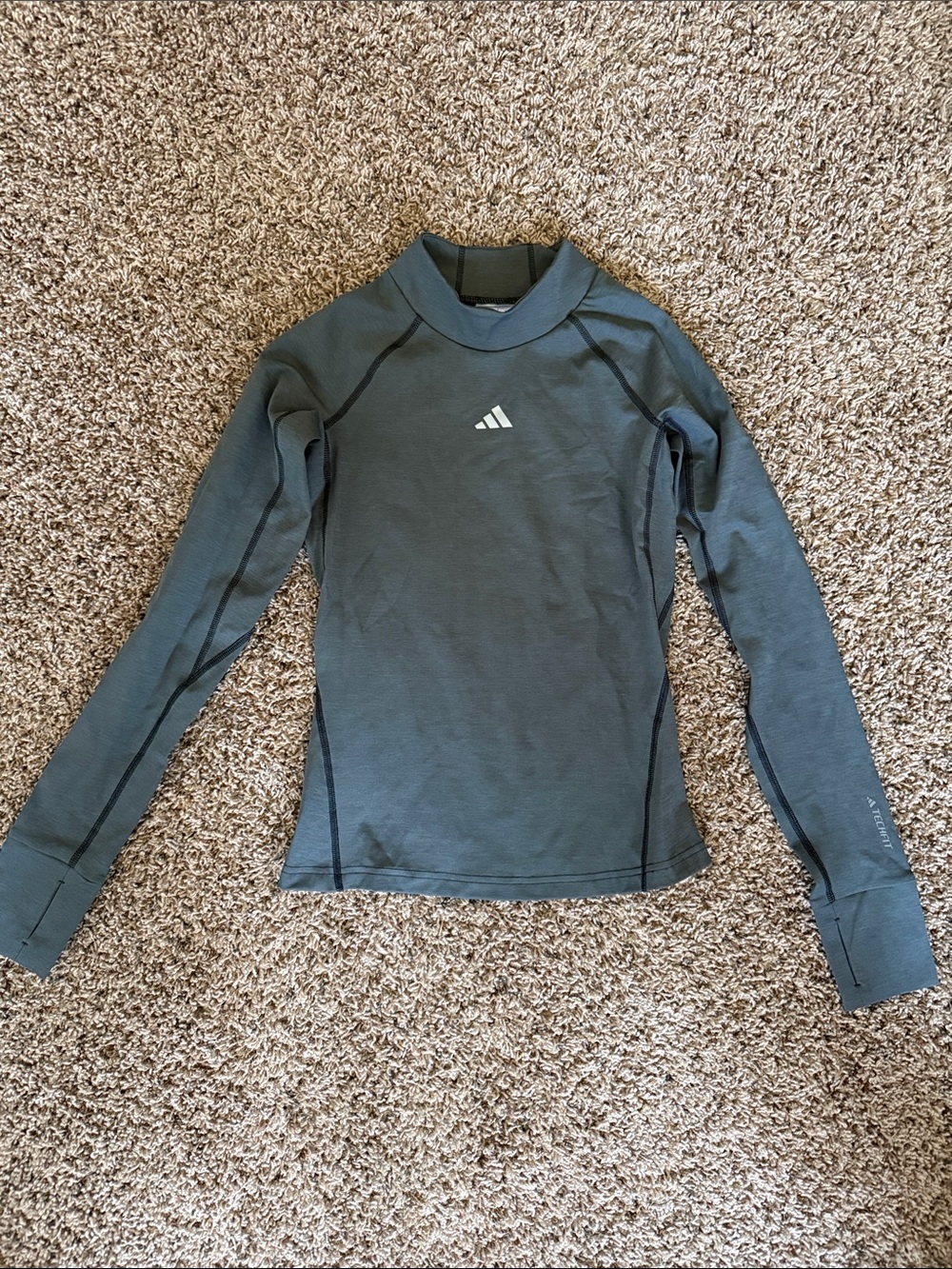 Adidas Long Sleeve Performance Top - Charcoal